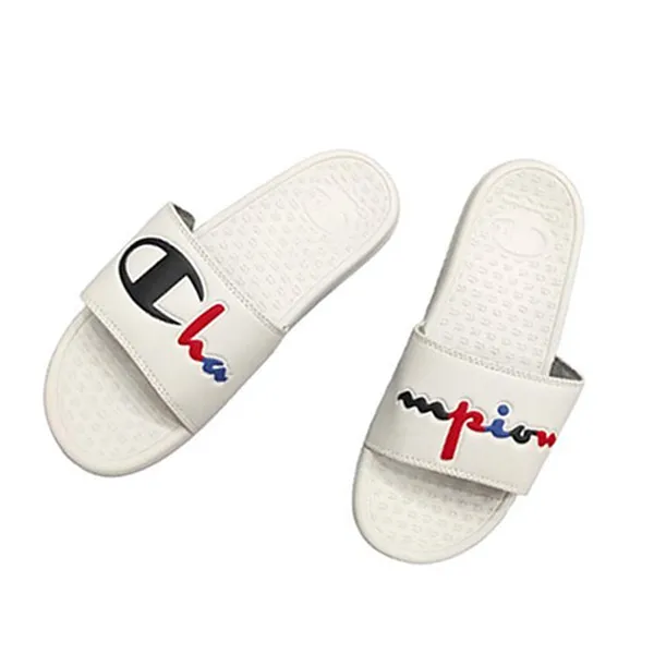 Dép Champion White/White CPS10328W Màu Trắng