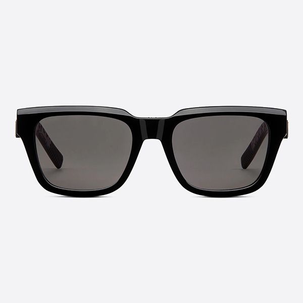 Kính Mát Dior Black Rectangular Sunglasses DiorB23 S1I 10A0 Màu Đen - 4