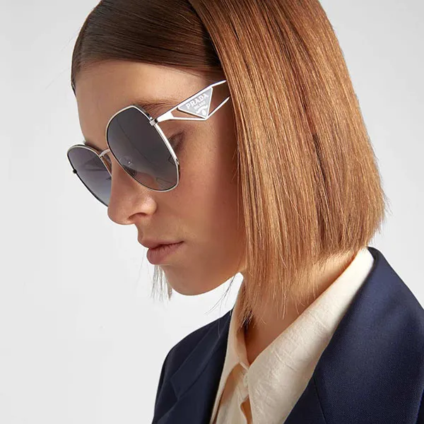 Kính Mát Prada Symbole Sunglasses SPR57Y_E1BC_F05D1_C_057 Màu Đen