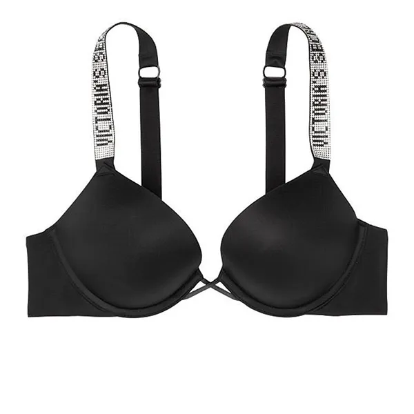 Áo Lót Victoria's Secret Bombshell Dây Đá Chữ Logo 409194093 Màu Đen Size 32A