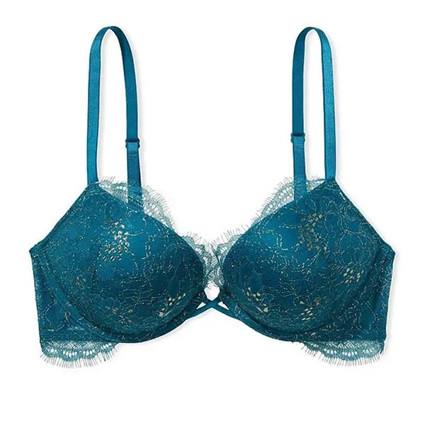 Áo Lót Victoria's Secret Bombshell Push-Up Bra Ren 997164QB5 Màu Xanh Lam Size 32A - Thời trang - Vua Hàng Hiệu
