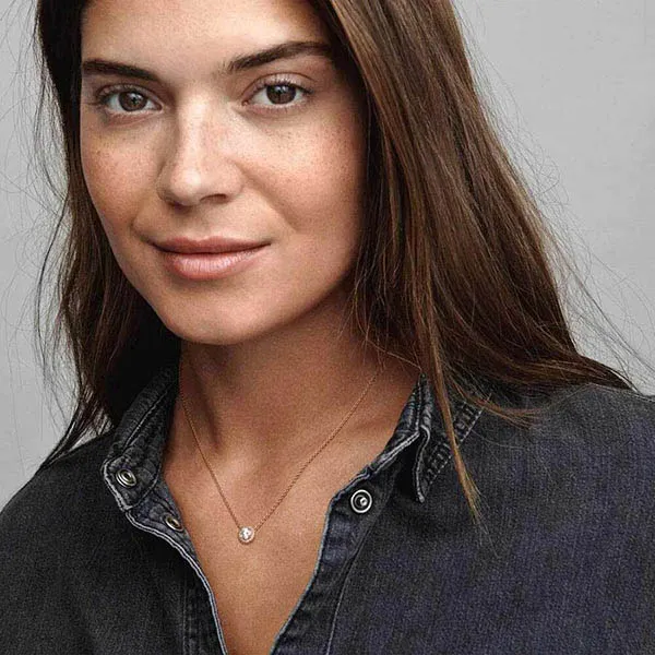 Dây Chuyền Pandora Timeless Đính Đá Cubic Zirconia Lấp Lánh 386240CZ Màu Vàng Hồng