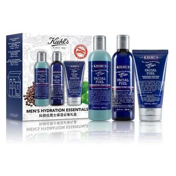 Set Chăm Sóc Da Mặt Cho Nam Kiehl's Men's Hydration Essentials 3 Món - Mỹ phẩm - Vua Hàng Hiệu