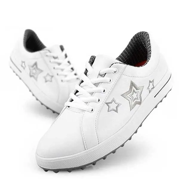 Giày Đánh Golf Nữ PGM XZ113 Women Fashion Microfiber Golf Shoes Màu Trắng Xám Size 38 - Giày - Vua Hàng Hiệu