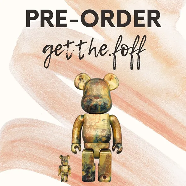 Đồ Chơi Mô Hình Bearbrick Pushead Gold Màu Vàng Size 100% + 400% - Đồ chơi mô hình - Vua Hàng Hiệu
