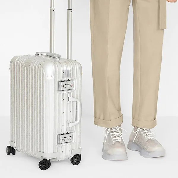 Vali Dior And Rimowa Cabin Suitcase Màu Xám Bạc - Túi xách - Vua Hàng Hiệu