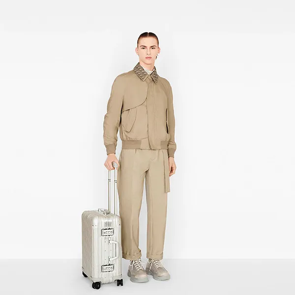 Vali Dior And Rimowa Cabin Suitcase Màu Xám Bạc - Túi xách - Vua Hàng Hiệu
