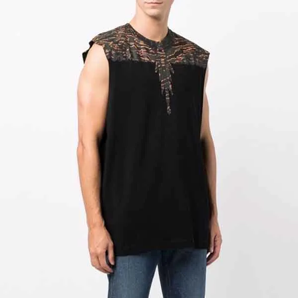 Áo Thun Nam Marcelo Burlon Wings T-shirt Tshirt In Black Màu Đen - Thời trang - Vua Hàng Hiệu