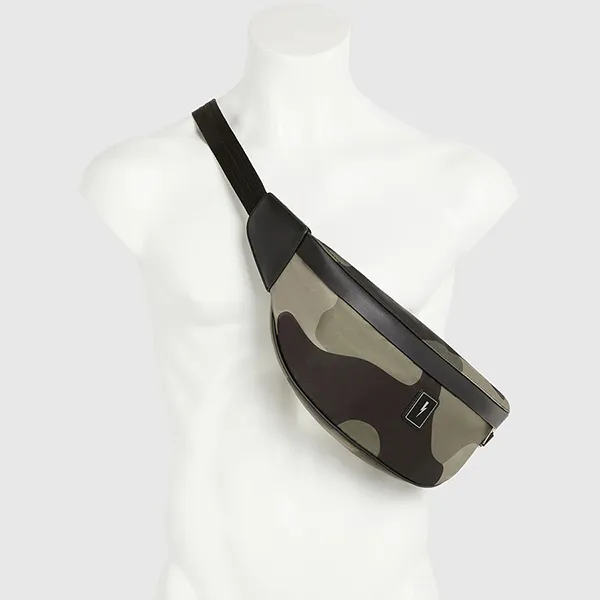 Túi Đeo Hông Neil Barrett Camo Print Recycled Polyester Belt Bag Phối Màu - Túi xách - Vua Hàng Hiệu
