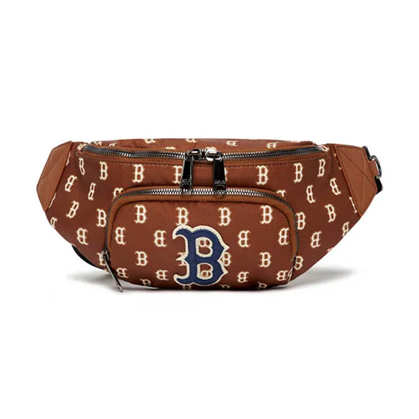 Túi Đeo Hông MLB Monogram Hip Hop Boston Red Sox 3AHSM012N-43BRD Màu Nâu - Túi xách - Vua Hàng Hiệu