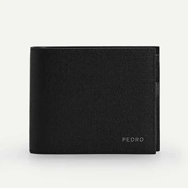 Ví Nam Pedro Full Grain Leather Wallet With Insert Black PM4-15940213 Màu Đen - Túi xách - Vua Hàng Hiệu