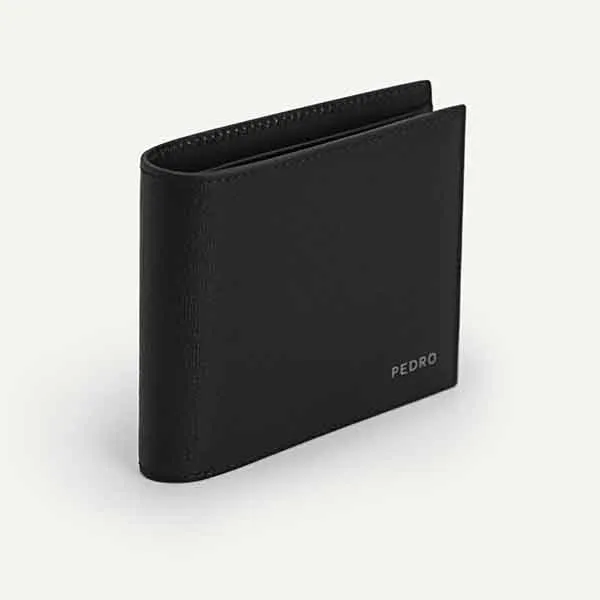 Ví Nam Pedro Full Grain Leather Wallet With Insert Black PM4-15940213 Màu Đen - Túi xách - Vua Hàng Hiệu