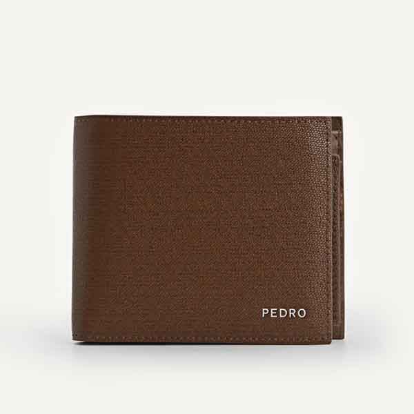 Ví Pedro Full Grain Leather Wallet With Insert Dark Brown PM4-15940213 Màu Nâu - 3