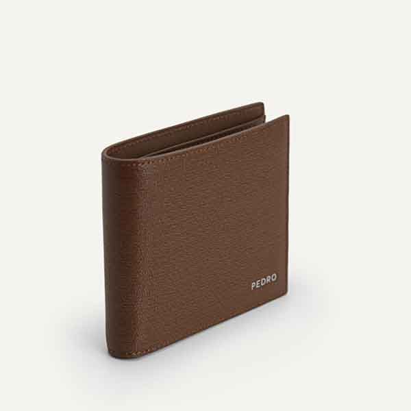 Ví Pedro Full Grain Leather Wallet With Insert Dark Brown PM4-15940213 Màu Nâu - 1
