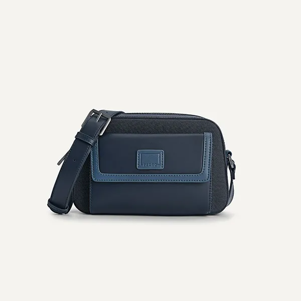 Túi Đeo Chéo Nam Pedro Casual Crossbody Bag Navy PM2-25210203 Màu Xanh Navy