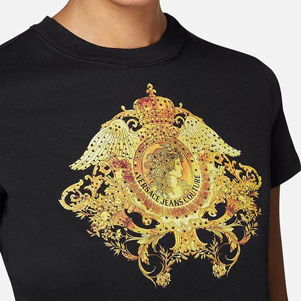 Áo Phông Versace Jeans Couture T-shirt Nero B2HWA729 11620 899 Màu Đen