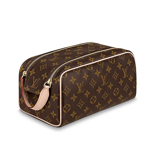 Louis Vuitton Toiletry Pouch Monogram Eclipse PM BlackGrey in Coated  CanvasCowhide Leather with Silvertone  US