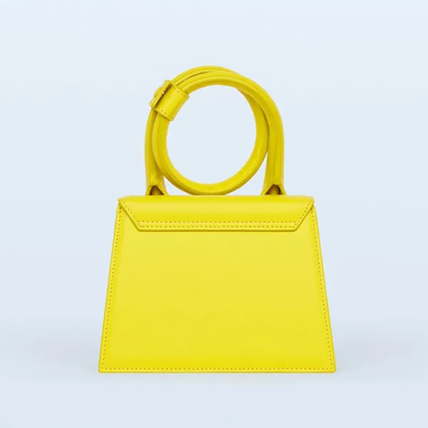 Túi Xách Jacquemus Le Chiquito Noeud Coiled Handbag 213BA005-3061-250 Size 18 Màu Vàng - Túi xách - Vua Hàng Hiệu