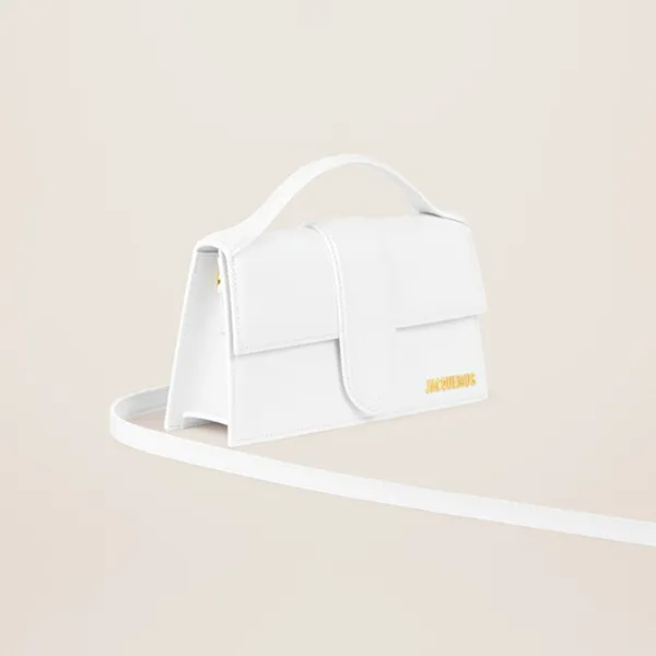 Túi Xách Jacquemus Le Grand Bambino 213BA007-3000-100 Size 23 Màu Trắng - Túi xách - Vua Hàng Hiệu