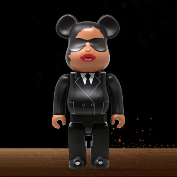 Đồ Chơi Mô Hình Bearbrick Agent Mib Black Màu Đen Size 400% - Đồ chơi mô hình - Vua Hàng Hiệu