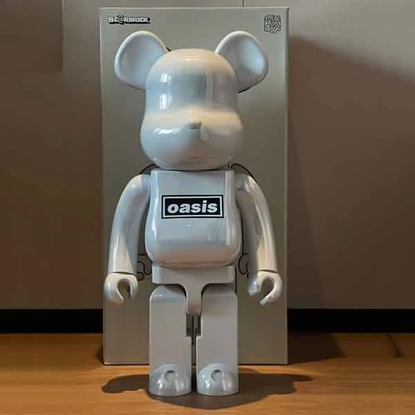 Đồ Chơi Mô Hình Bearbrick Oasis White Chrome Màu Xám Size 1000% - Đồ chơi mô hình - Vua Hàng Hiệu