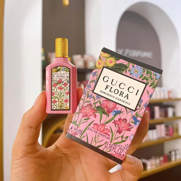 Set Nước Hoa Nữ Gucci Bloom + FLora EDP (4 x 5ml) - Nước hoa - Vua Hàng Hiệu