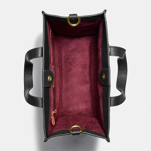 Túi Tote Coach Field Tote With Horse And Carriage Print 89143 Màu Nâu