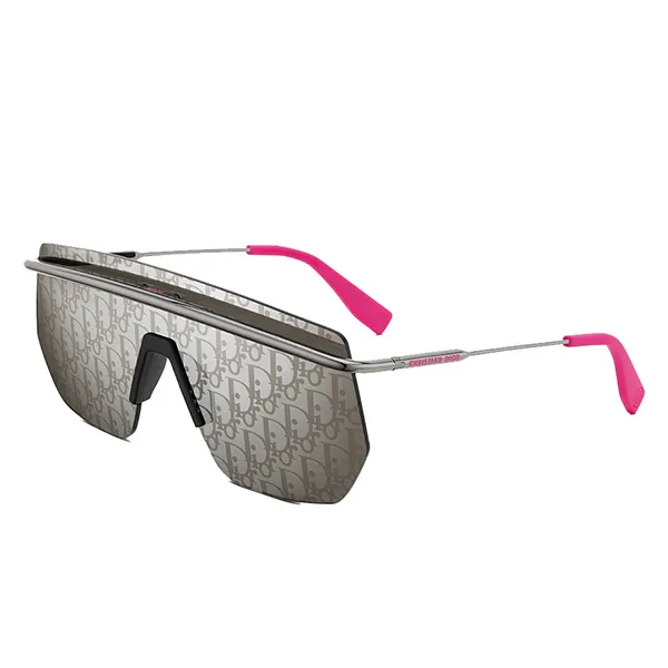 Kính Mát Dior Motion M1I Gray Mask Sunglasses Siliver Mirrored Màu Xám - Kính mắt - Vua Hàng Hiệu