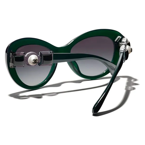 Kính Mát Chanel Cat Eye Sunglasses 5443H 1672 / S6 54 Màu Đen - Kính mắt - Vua Hàng Hiệu