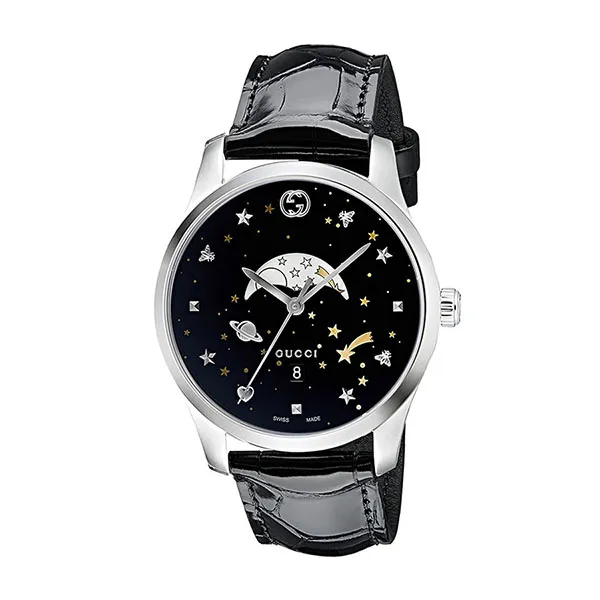 Đồng Hồ Nam Gucci G-Timeless Black Moonphase YA126327 Màu Đen - Đồng hồ - Vua Hàng Hiệu