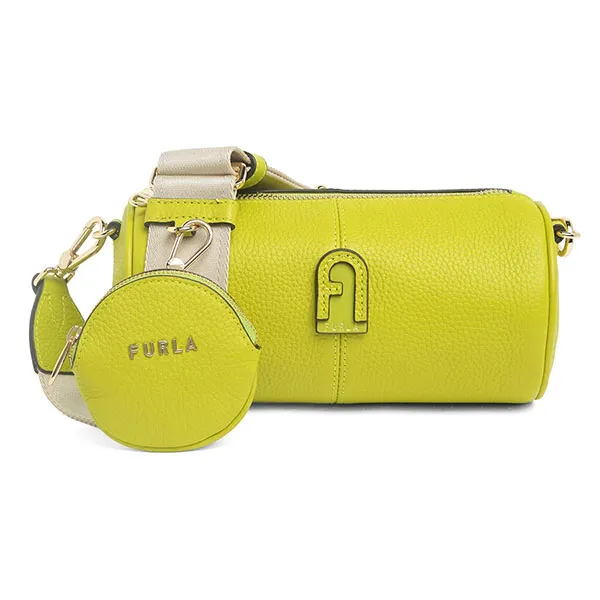 Túi Trống Furla Dafne Mini Crossbody Màu Xanh Lá Mạ Size 20 - Túi xách - Vua Hàng Hiệu