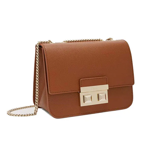 Túi Đeo Chéo Furla Mini Bella Leather Shoulder Bag Cognac Màu Nâu - Túi xách - Vua Hàng Hiệu