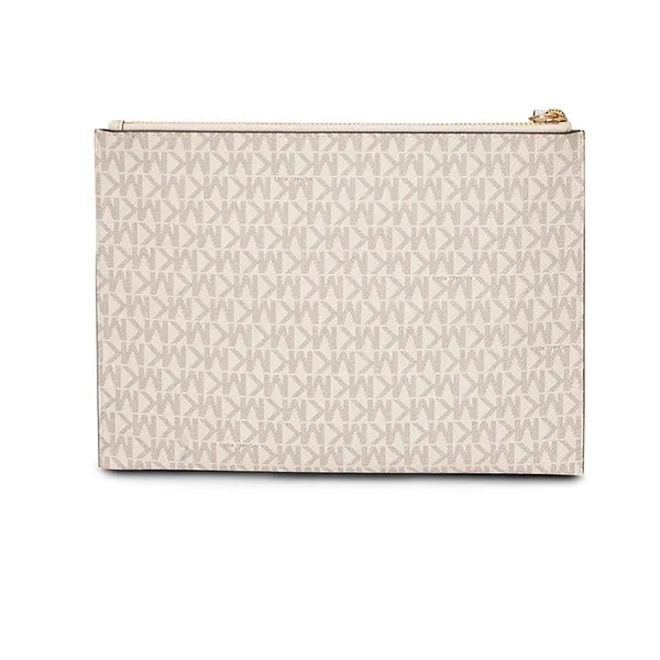 Túi Cầm Tay Michael Kors MK Jet Set Girls Logo Small Hand Bag Màu Trắng