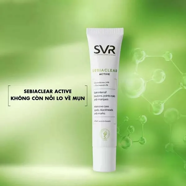 Kem Dưỡng Hỗ Giảm Mụn SVR Sebiaclear Active 40ml