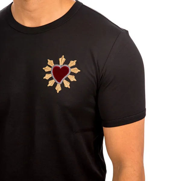 Áo Phông Nam Dolce & Gabbana D&G T-Shirt Short Sleeve G8IV0Z G7QCX N0000 Màu Đen
