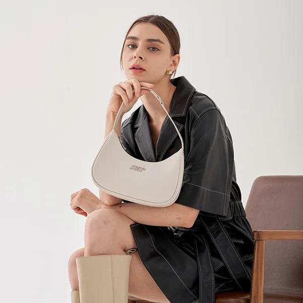 Túi Đeo Vai Stretch Angels Macaron Hobo Bag Light Mint A-21F-SWBG01144-MTL Màu Trắng