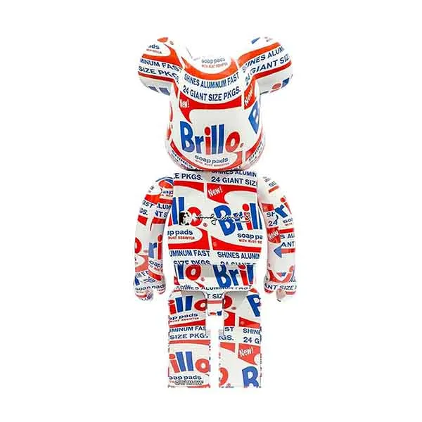 Đồ Chơi Mô Hình Bearbrick Andy Warhol Brillo Phối Màu Size 1000% - Đồ chơi mô hình - Vua Hàng Hiệu