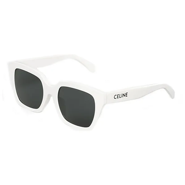 Kính Mát Celine Monochroms 03 Sunglasses In Acetate White 4S198CPLB.01BC Màu Trắng