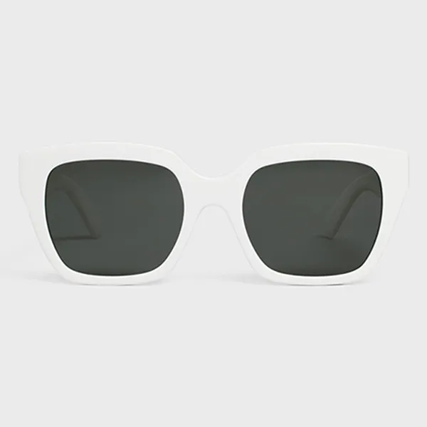 Kính Mát Celine Monochroms 03 Sunglasses In Acetate White 4S198CPLB.01BC Màu Trắng
