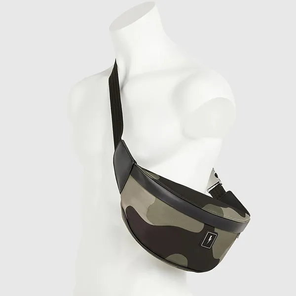 Túi Đeo Hông Neil Barrett Camo Print Recycled Polyester Belt Bag Phối Màu - Túi xách - Vua Hàng Hiệu