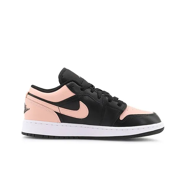 Giày Thể Thao Nike Air Jordan 1 Low Crimson Tint GS 553560-034 Màu Hồng Đen Size 38
