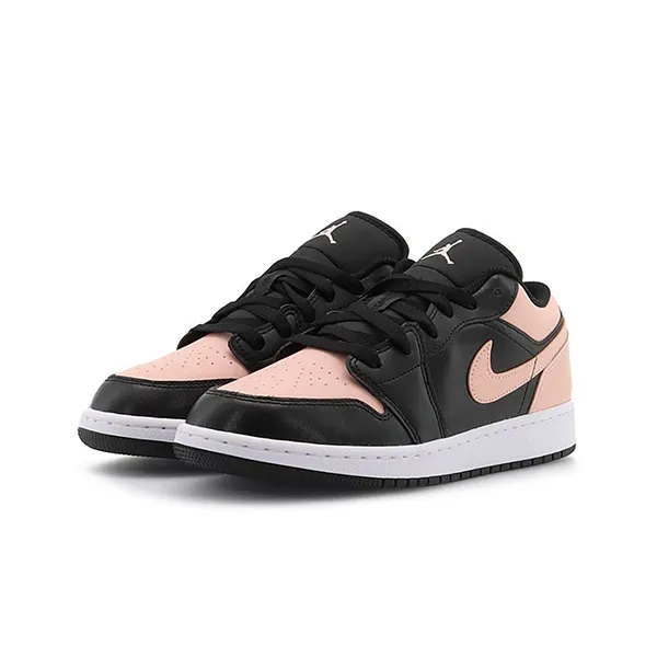Giày Thể Thao Nike Air Jordan 1 Low Crimson Tint GS 553560-034 Màu Hồng Đen Size 38