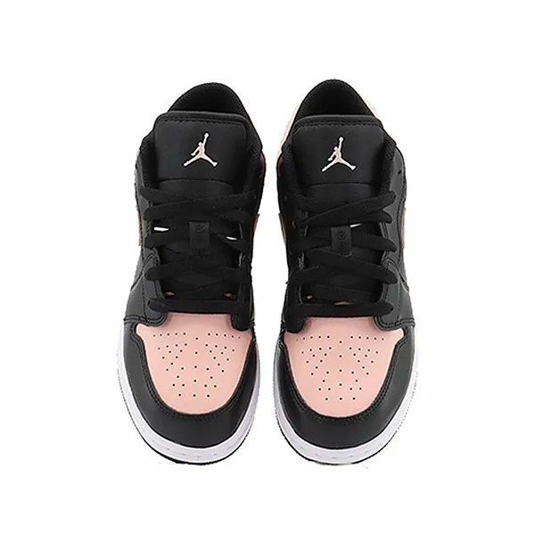 Giày Thể Thao Nike Air Jordan 1 Low Crimson Tint GS 553560-034 Màu Hồng Đen Size 38