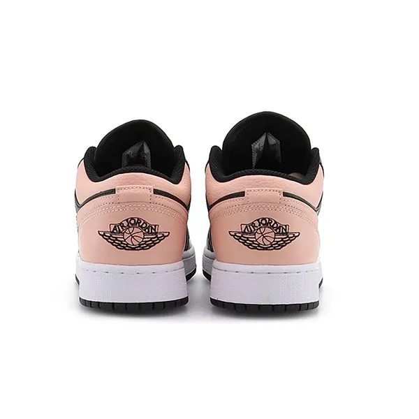 Giày Thể Thao Nike Air Jordan 1 Low Crimson Tint GS 553560-034 Màu Hồng Đen Size 38