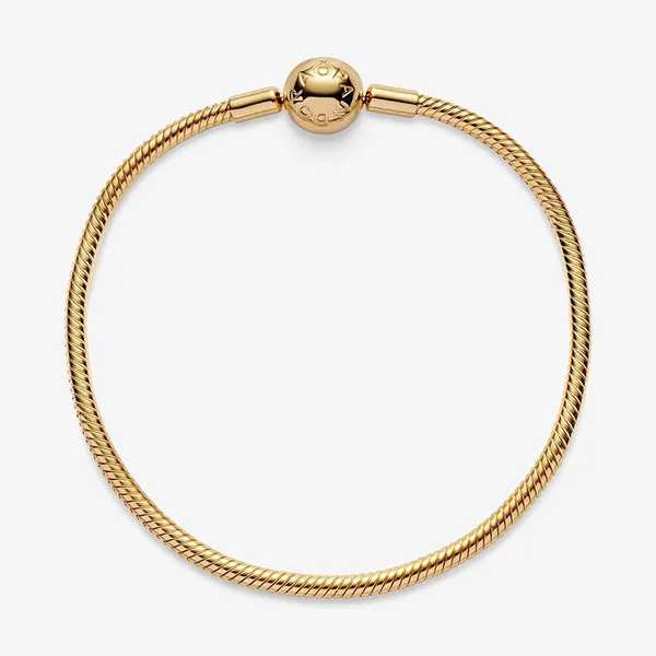 Vòng Đeo Tay Pandora Snake Chain 14k Gold Plated Bracelet 568748C00 Màu Vàng Gold - Trang sức - Vua Hàng Hiệu