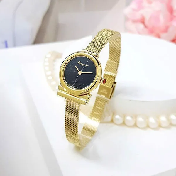Đồng Hồ Nữ Salvatore Ferragamo Gancini Màu Vàng - Đồng hồ - Vua Hàng Hiệu