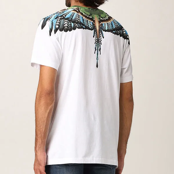Áo Phông Marcelo Burlon Printed T-shirt Màu Trắng