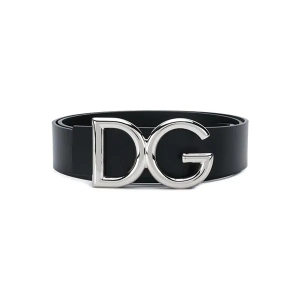 Thắt Lưng Dolce & Gabbana D&G Logo Buckle Belt Màu Đen Size 100 - 1