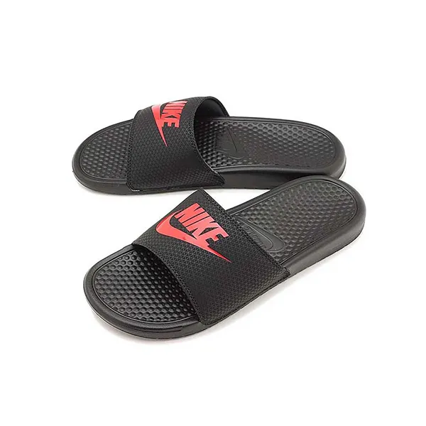 Dép Nike Benassi JDI Black/Red Màu Đen Size 37.5