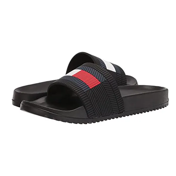 Dép Tommy Hilfiger Rosendo Botas Para Hombre Màu Đen Size 43